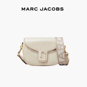 MARC JACOBS THE J MARC 單肩斜挎馬鞍包 奢華皮革