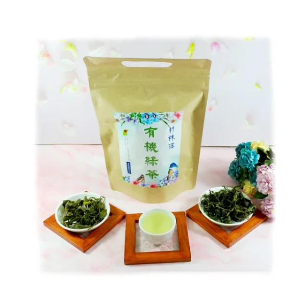 鑫龍源 台灣有機綠茶葉60g/包